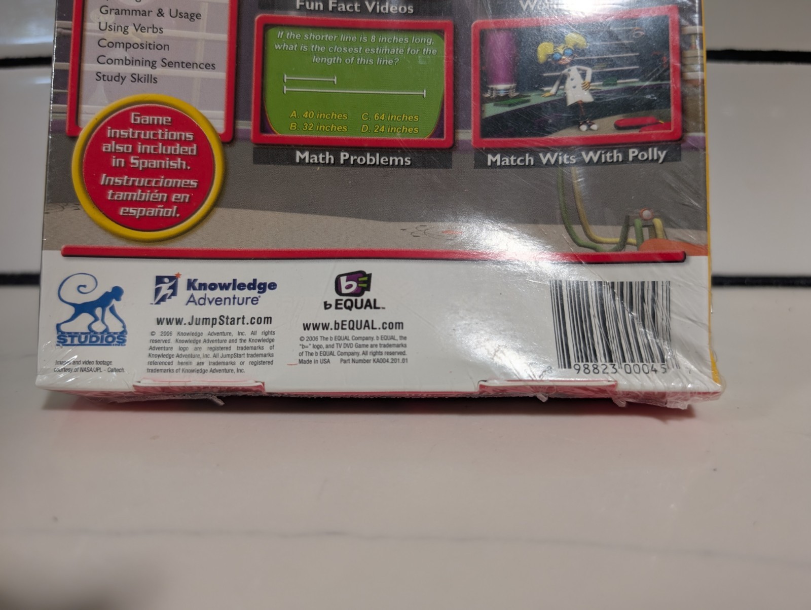 Jump Start 4th Grade TV DVD Game Power Prep NEW Sealed Ages 8-10 Learning Fun