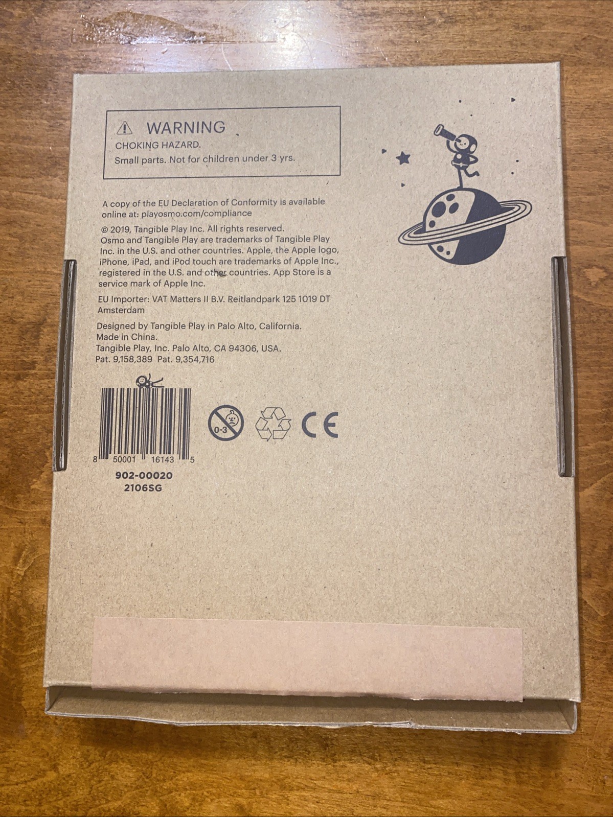 Osmo Learning Genius Tangram Pieces Complete New In Box & Storage Container