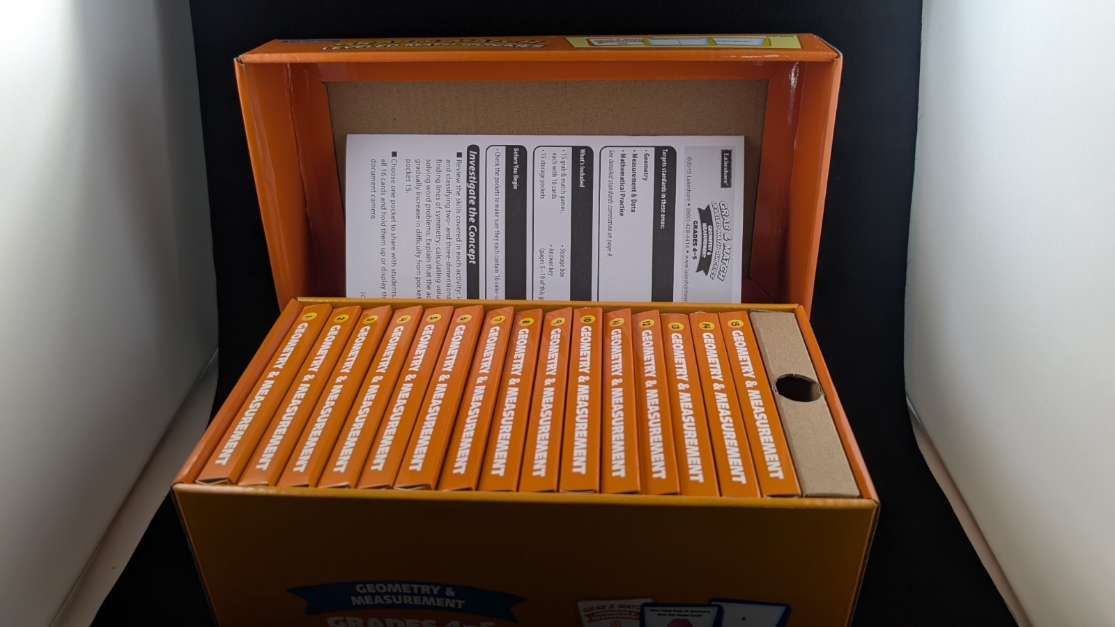 Lakeshore Grab & Match Leveled Math Quickies Geometry & Measurement Grades 4-5