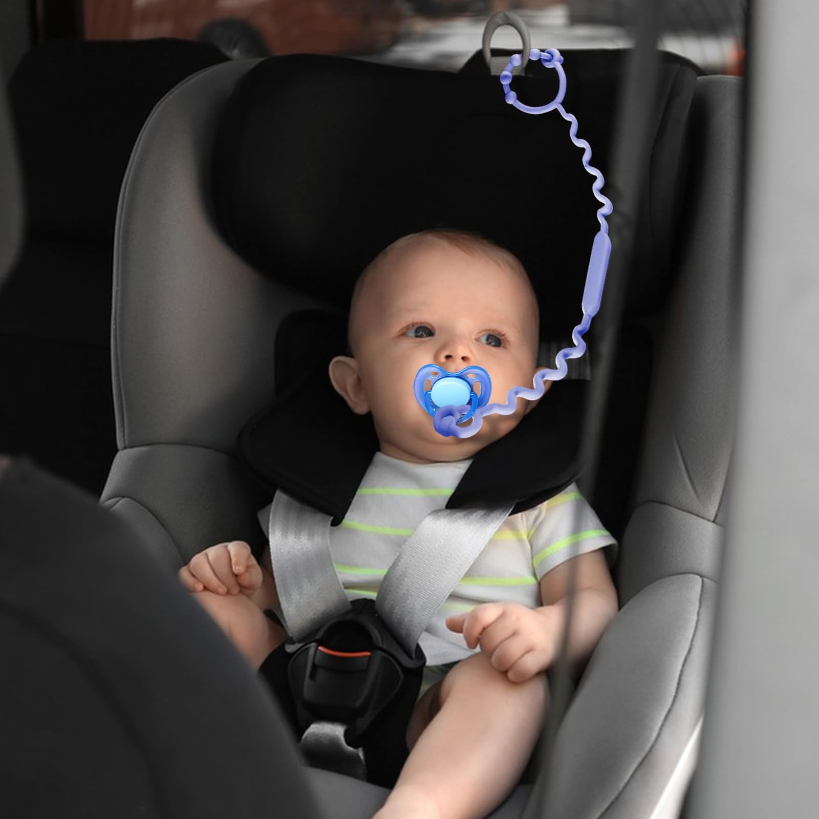 Yunaeduo Toy Straps For Baby Silicone Toy Straps For Stroller Toy Safety Straps