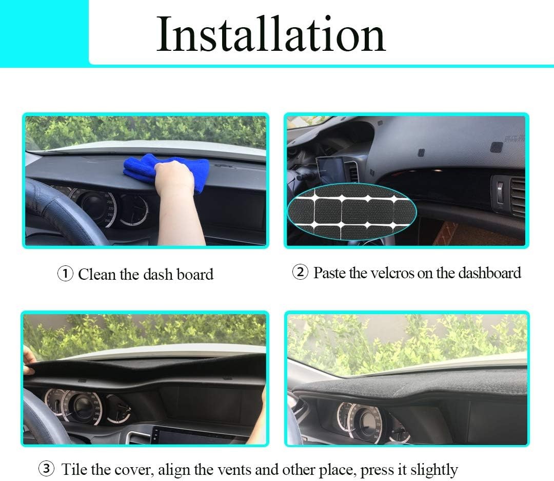 Dash Cover Mat Pad Custom Fit for Toyota Camry 2007 2008 2009 2010 2011 Dashboar