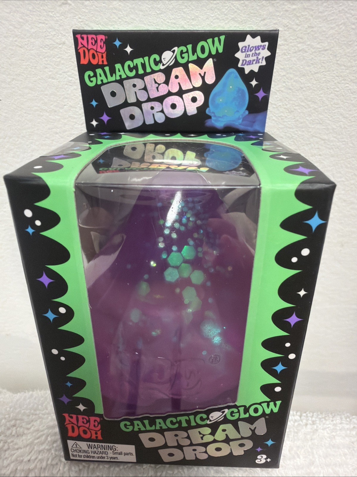 PURPLE Needoh Nee Doh Galactic Glow Dream Drop EXTREMELY RARE AUTHENTIC
