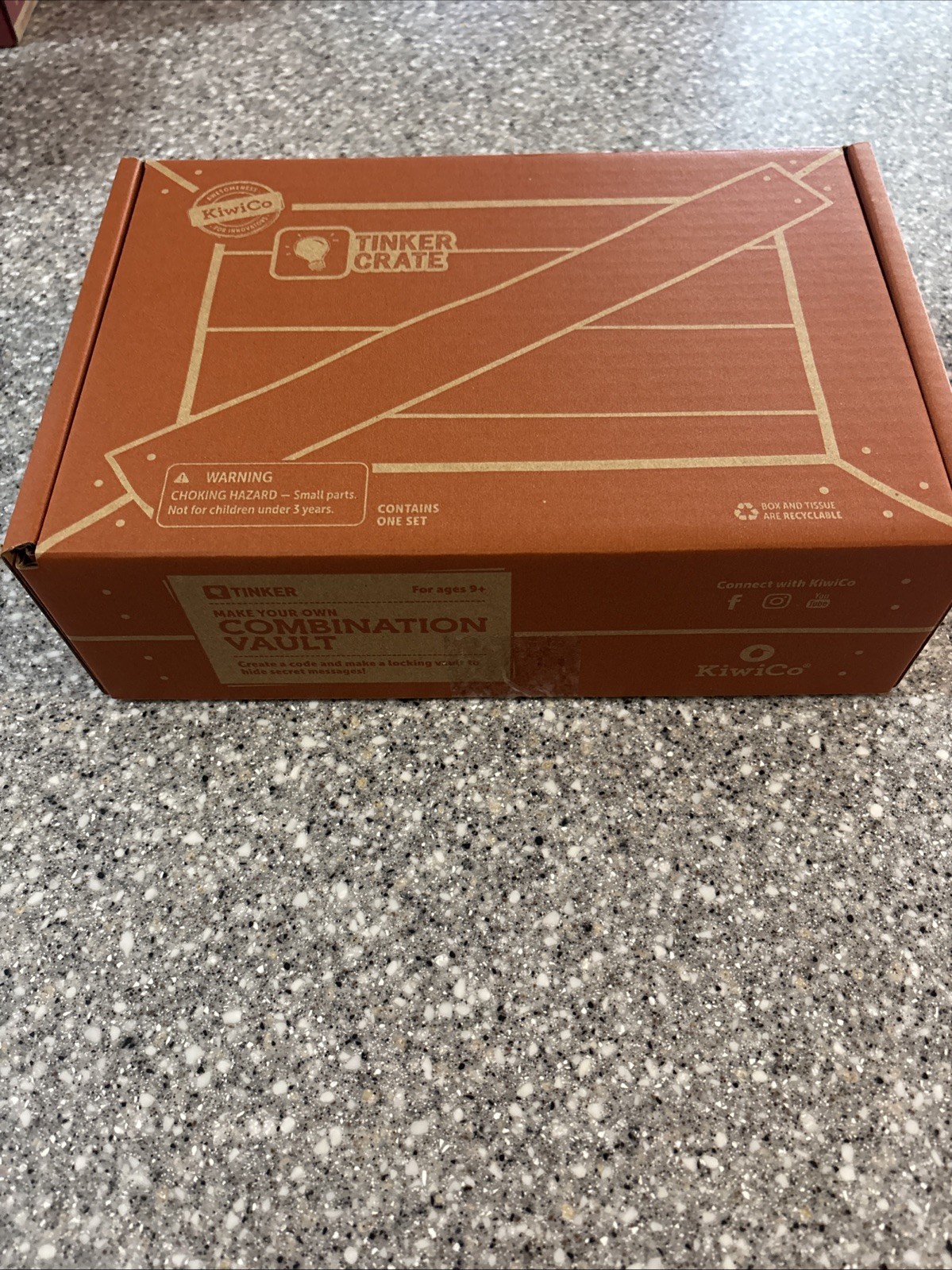 KiwiCo Tinker Crate Combination Vault