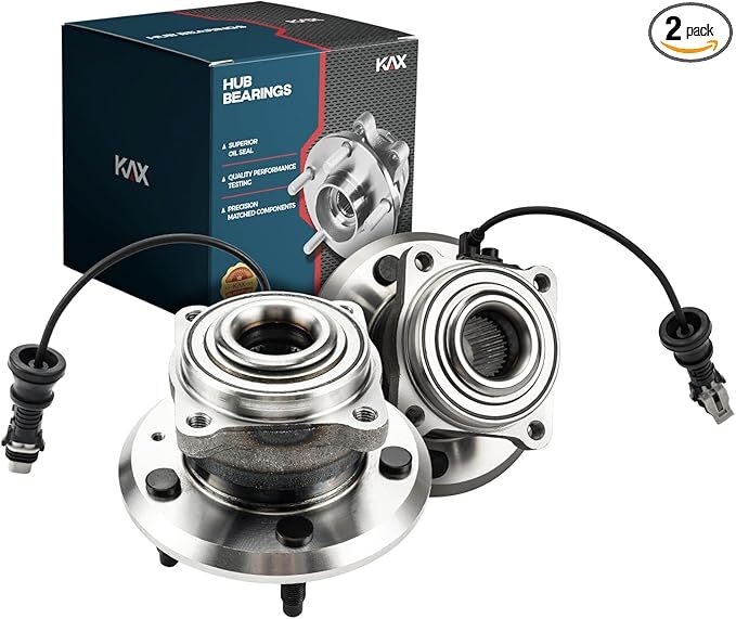 KAX 512358 Pair Rear Wheel Bearing Hub Assemblies Compatible with 2007-2009