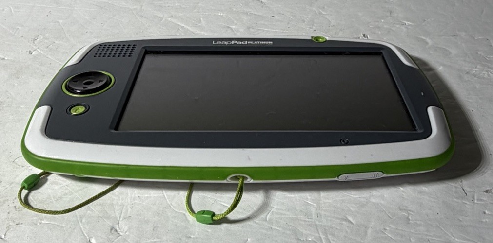 LeapFrog LeapPad Platinum Kids Learning Tablet Green NO USB CABLE *TESTED*
