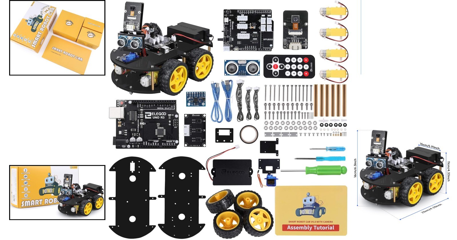 Complete Arduino Robotics Smart Car Kit V4 – Hands-On STEM Learning for Teens