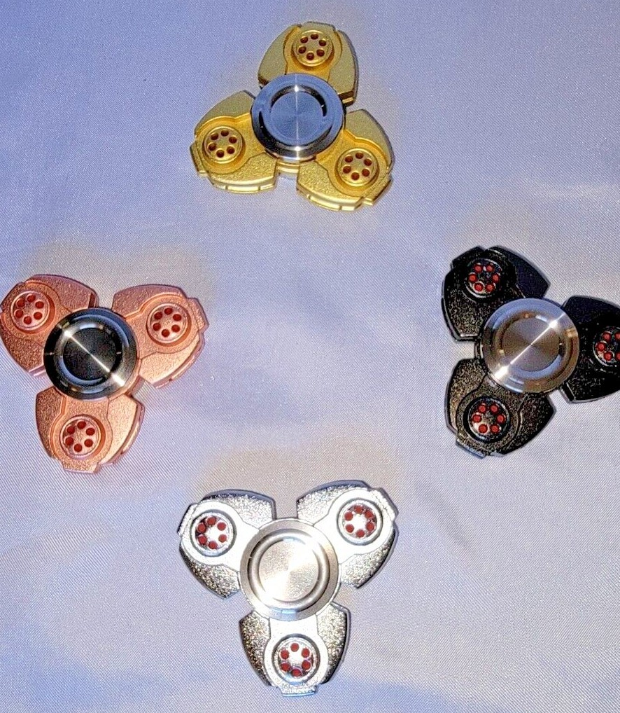 UFO Triangle Metal Fidget Hand Spinner / EDC / Pocket / Desk Toy – US Seller