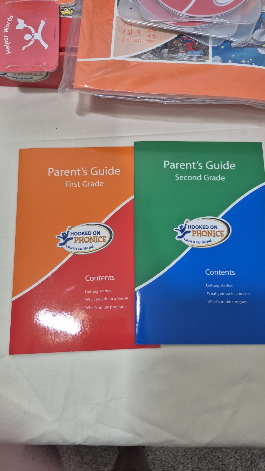 2005 Hooked On Phonics 1st Grade 2nd Grade HOP Learn to Read CDs for homeschool