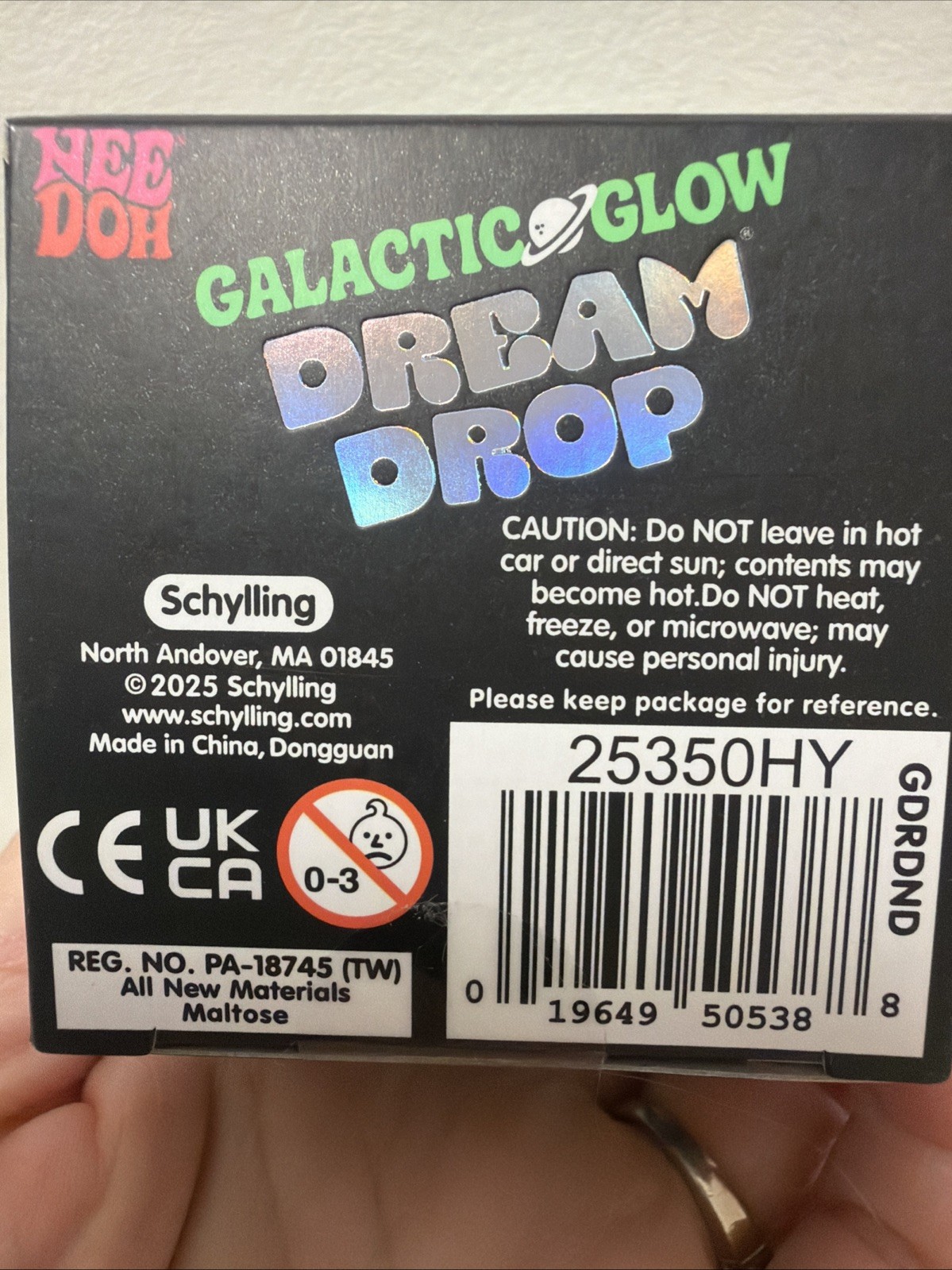 PURPLE Needoh Nee Doh Galactic Glow Dream Drop EXTREMELY RARE AUTHENTIC