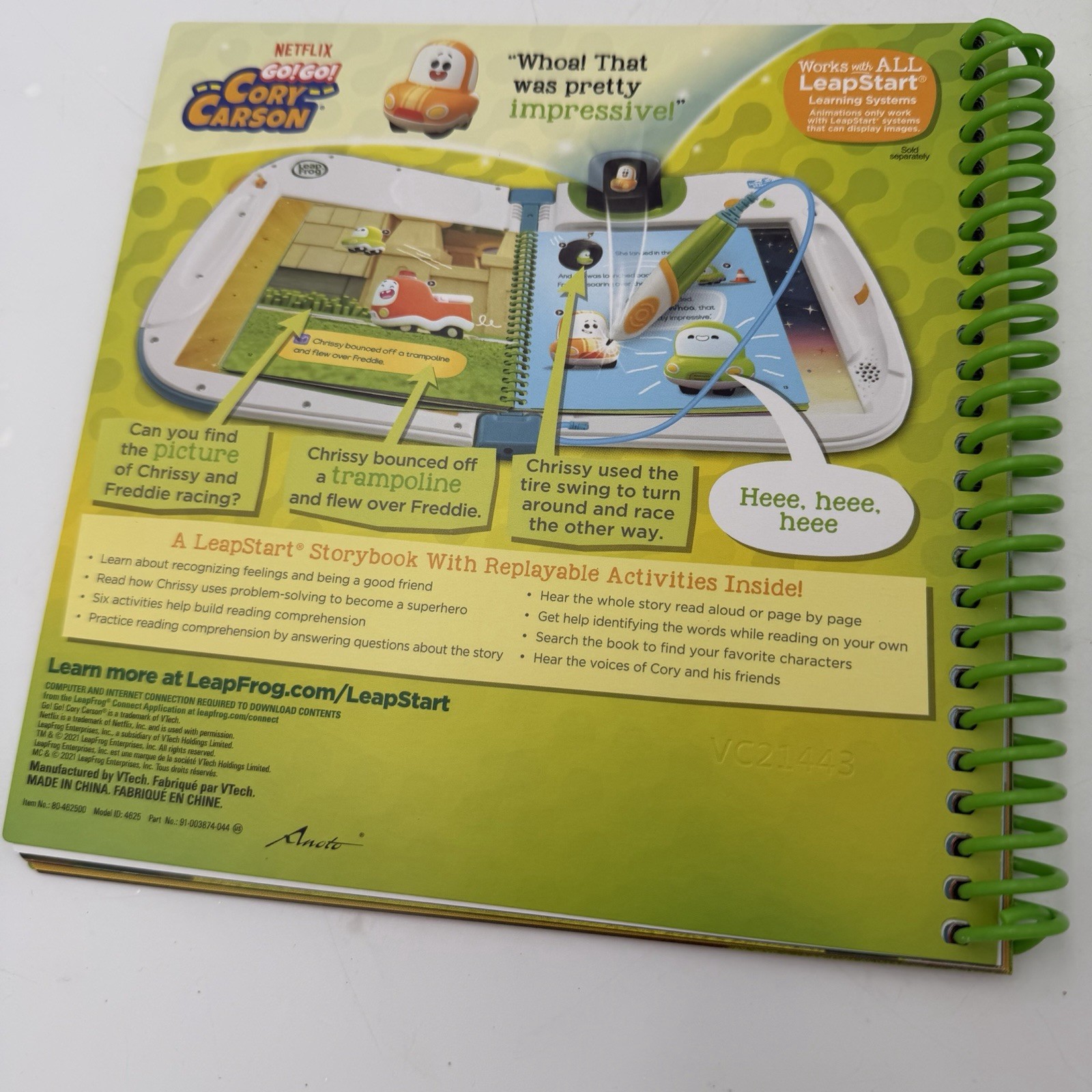 Leapfrog Leap Start Interactive Learning System with 2 Books TESTED SEE VIDEO!