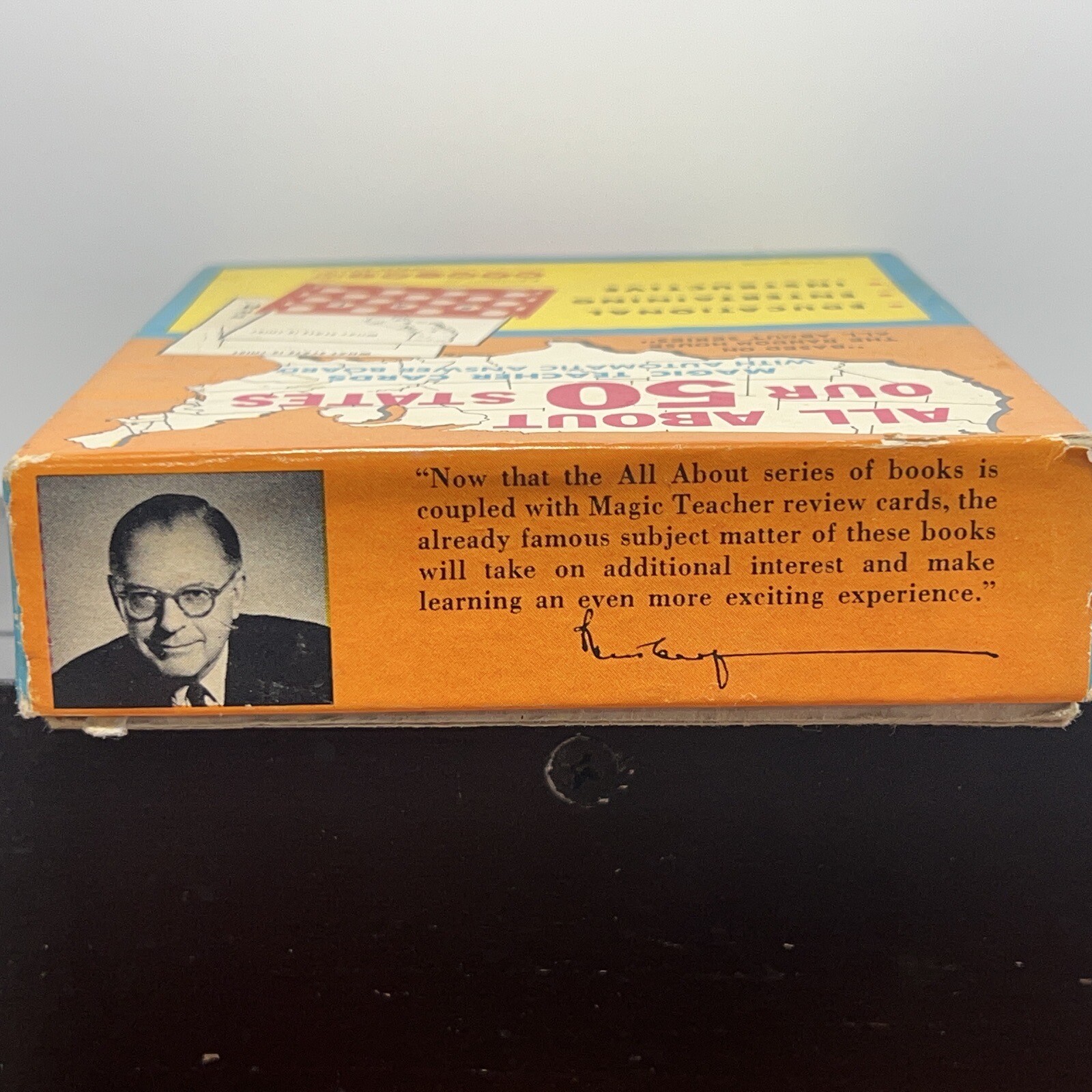 Vintage 1960s Magic Teacher Cards “All About Our 50 States” Bar-Zim Toy Co