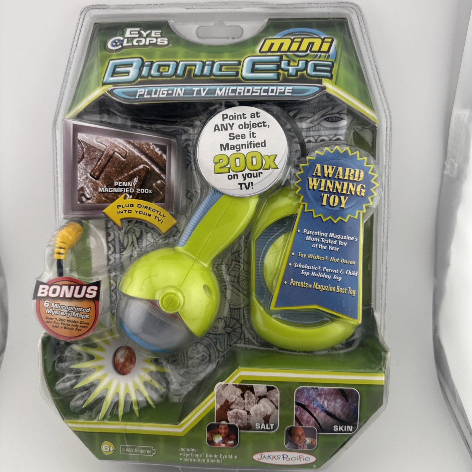 Eye Clops Mini Bionic Eye Plug-In TV Microscope Toy JAKKS Pacific NEW