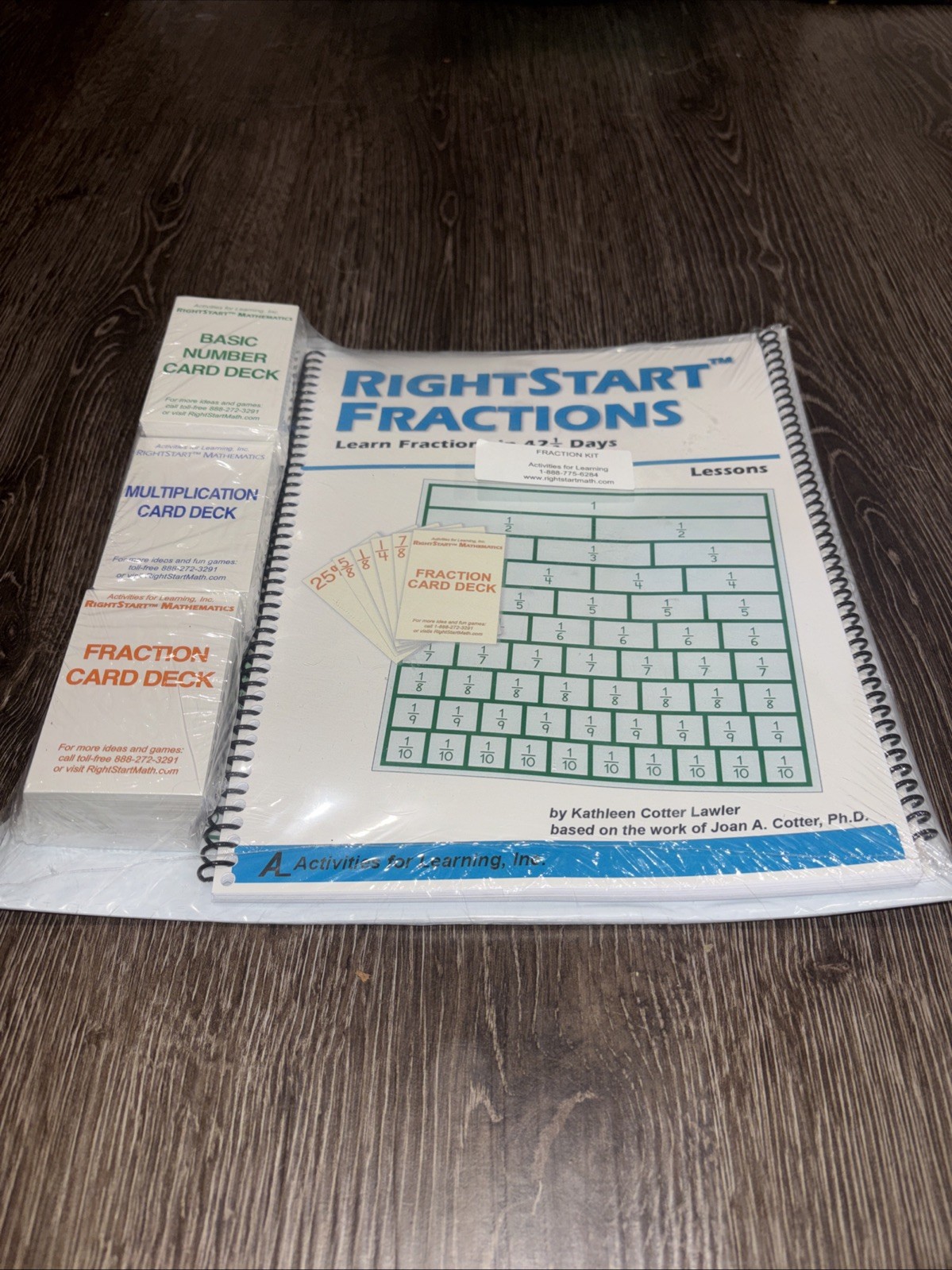 Right Start Fractions. Learn Fractions In 42 1/2 Days Kathleen Cotter Activity