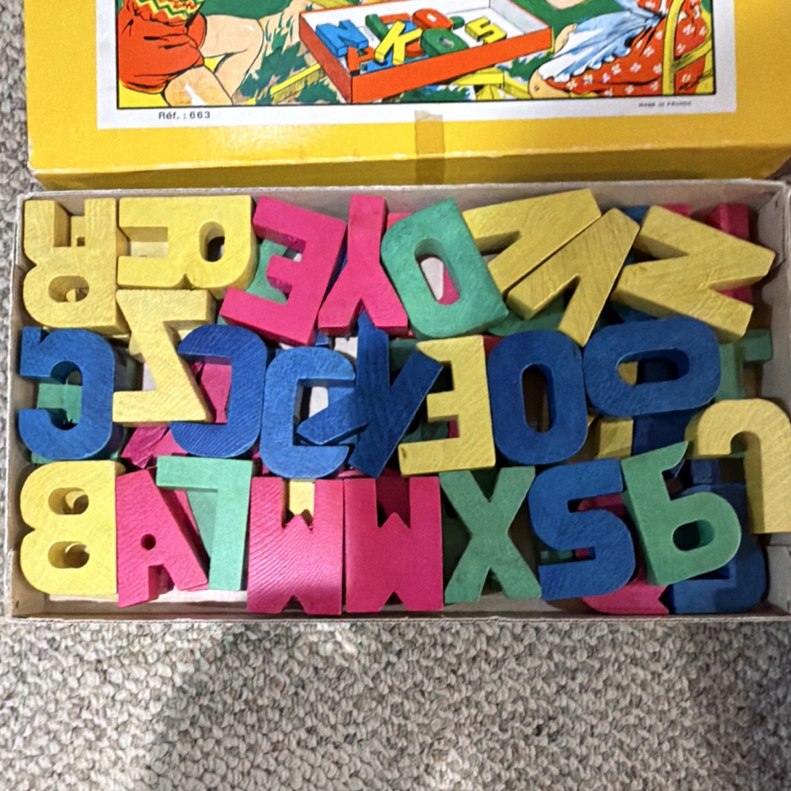Wooden Alphabet letters Loose – Family Group & Community Workers
