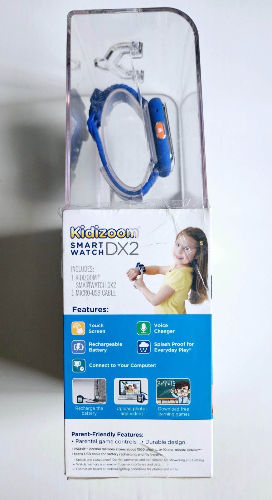 VTech 80-193800 Kidizoom Smartwatch DX2 Smart Watch – Blue