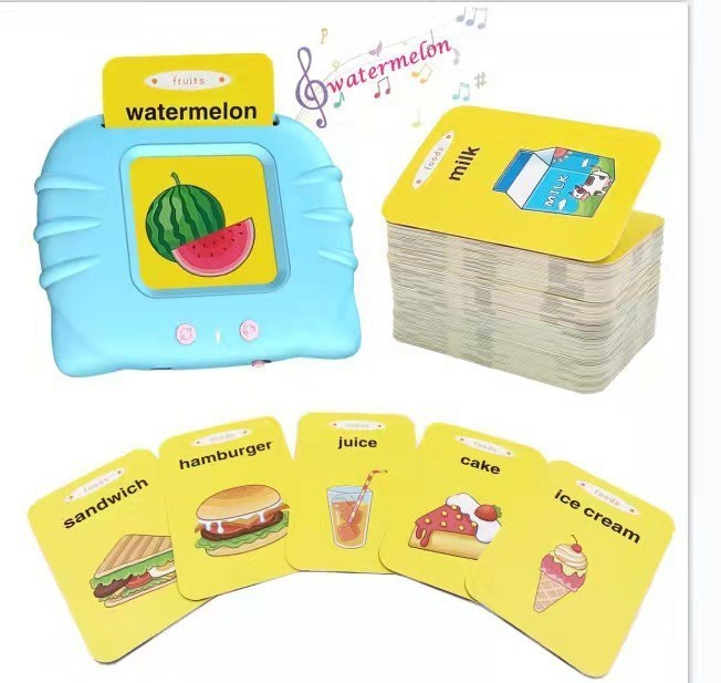 2X Children’s Enlightening Early Education Smart Pure English CardF Version Blue