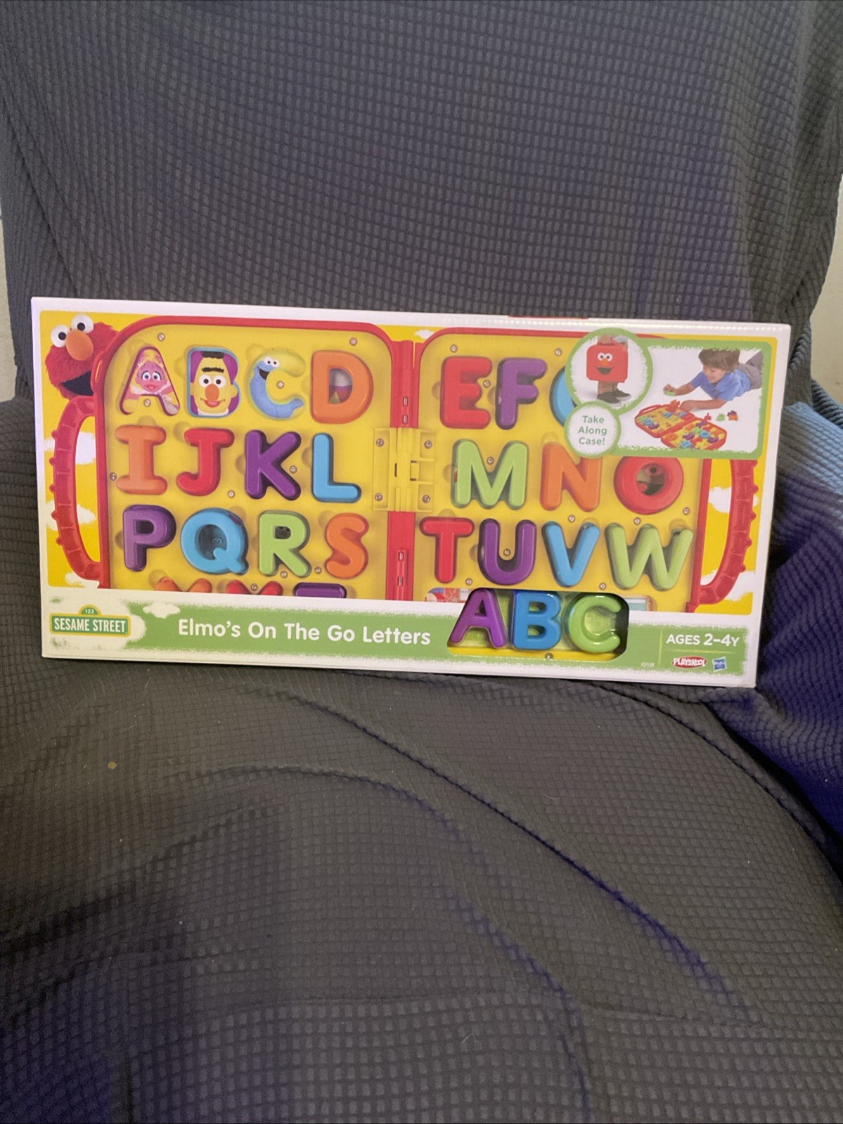 Sesame Street Elmo’s On The Go Letters Alphabet Carry Case COMPLETE ABC NEW