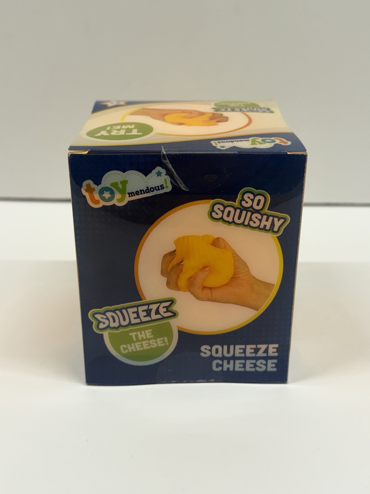 🧀 Squeeze Cheese Large Squishy Toy Toymendous – New in Box US Seller Fast Ship