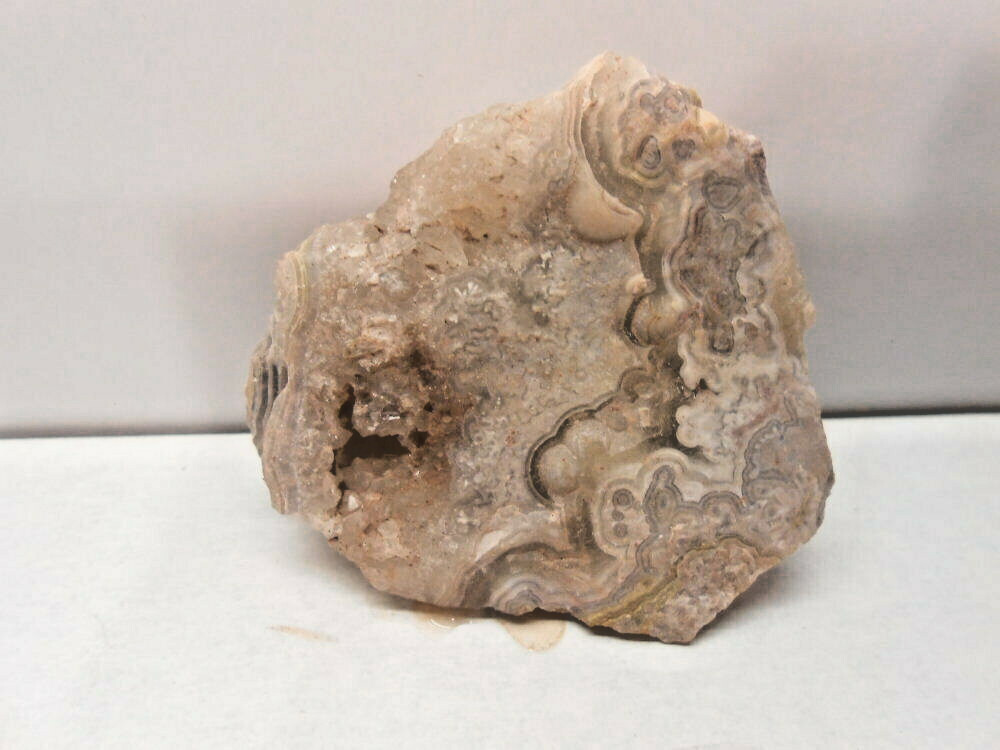 Rock Tumbler Gem Refill Kit Mexican Crazy Lace Agate Rough Mexico 8oz