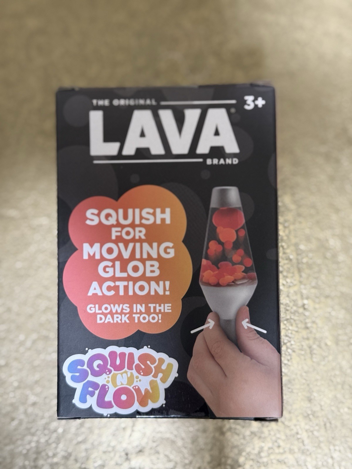 Schylling LAVA Squish N Flow NeeDoh LAVA Lamp Random Color Glow-in-the-Dark NEW