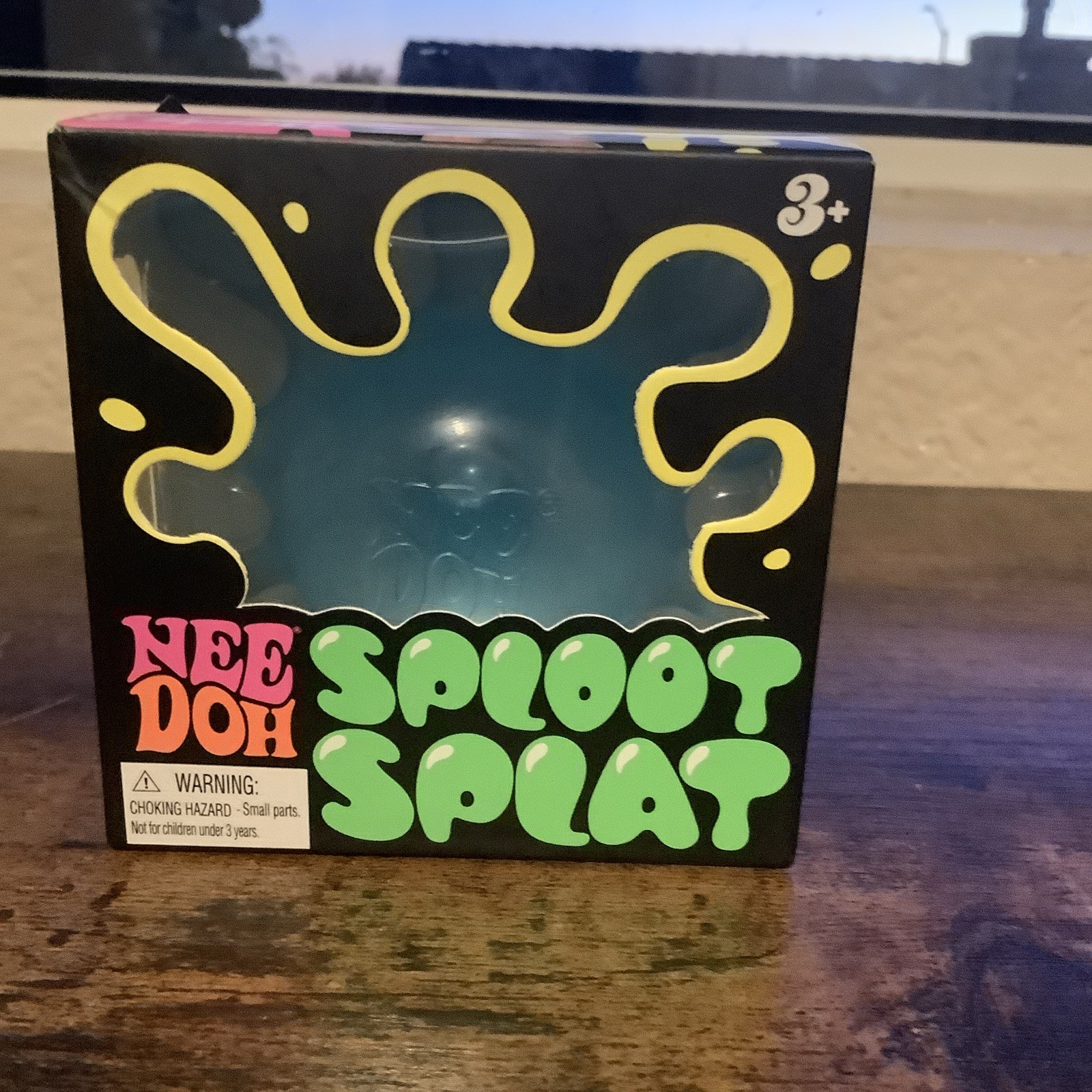 Nee Doh Sploot Splat Blue Tactile Squeeze Toy Ages 3+ (3-4 Years)