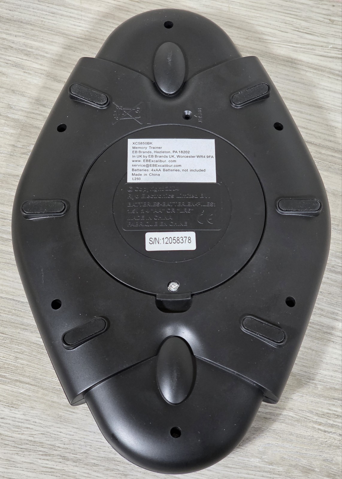 EB Excalibur Memory Trainer Handheld Brain Game – TESTED –