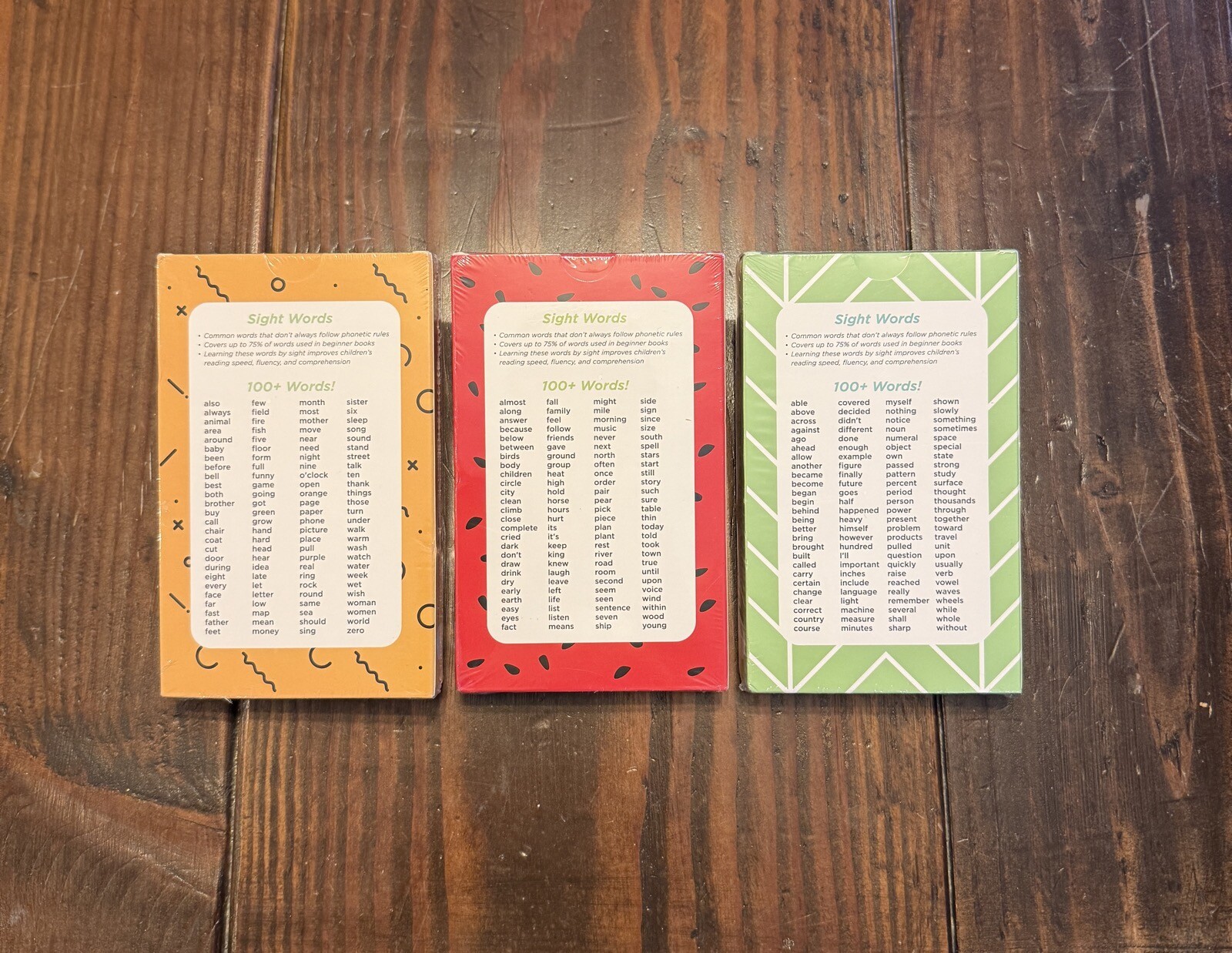 NEW Think Tank Scholar Sight Words Flashcards Grade 1 2 3 SEALED