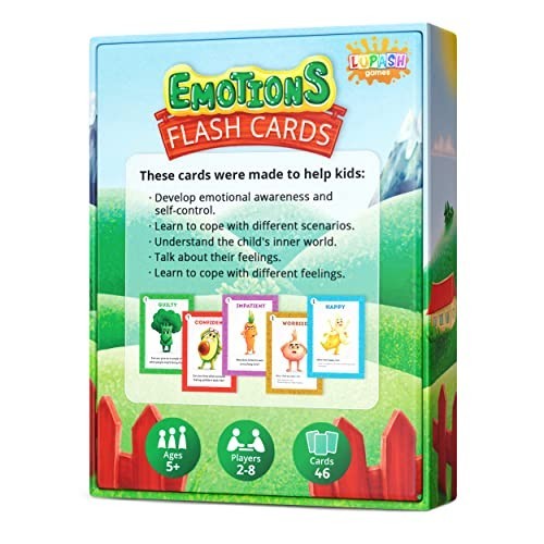Emotion Cards for Kids – Feelings Flashcards for Social Skills & Emotional Intel