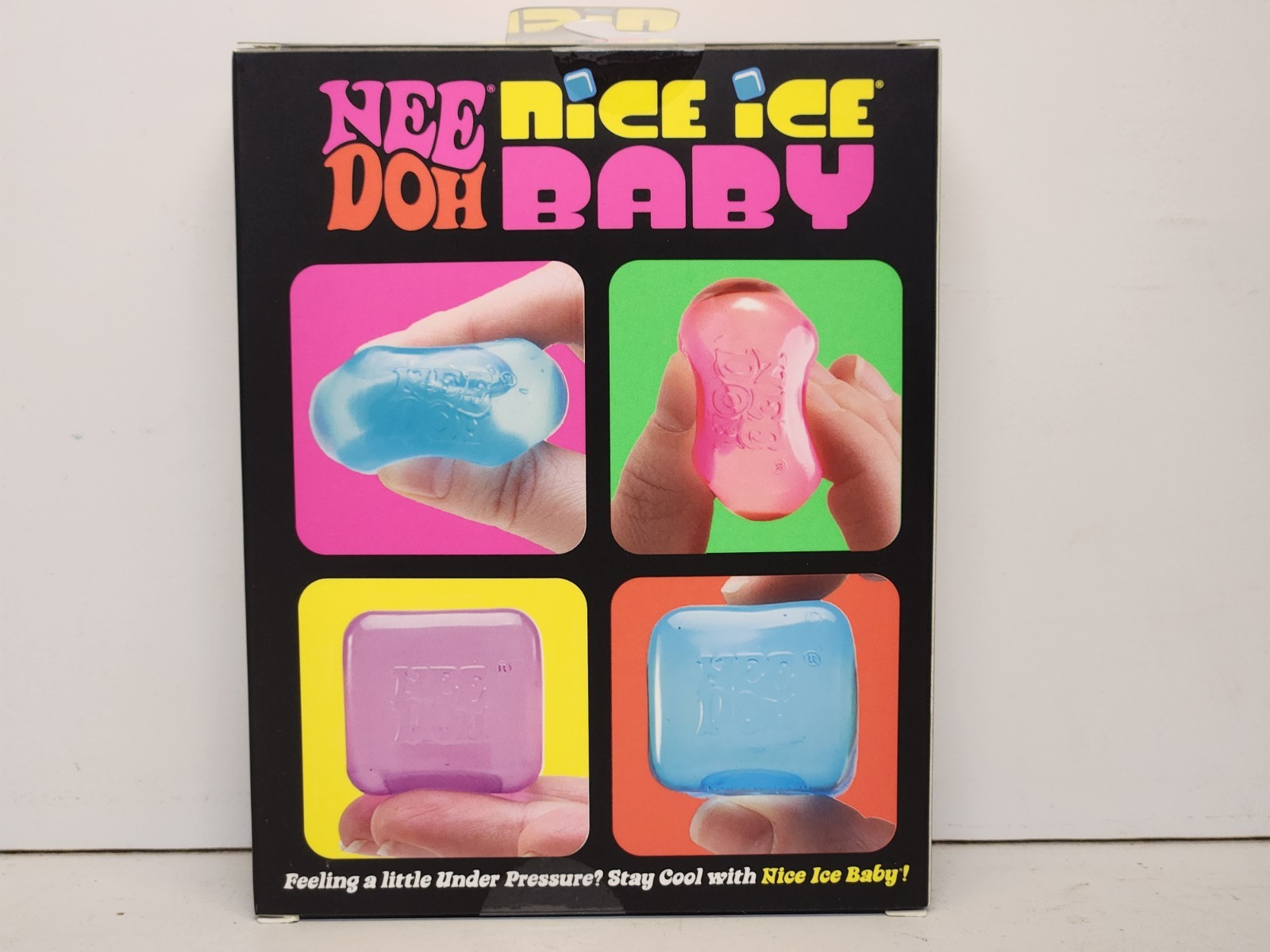 NeeDoh Nice Ice Baby Super Solid Squish Squeeze Toys Blue,Purple,Pink FREE SHIP