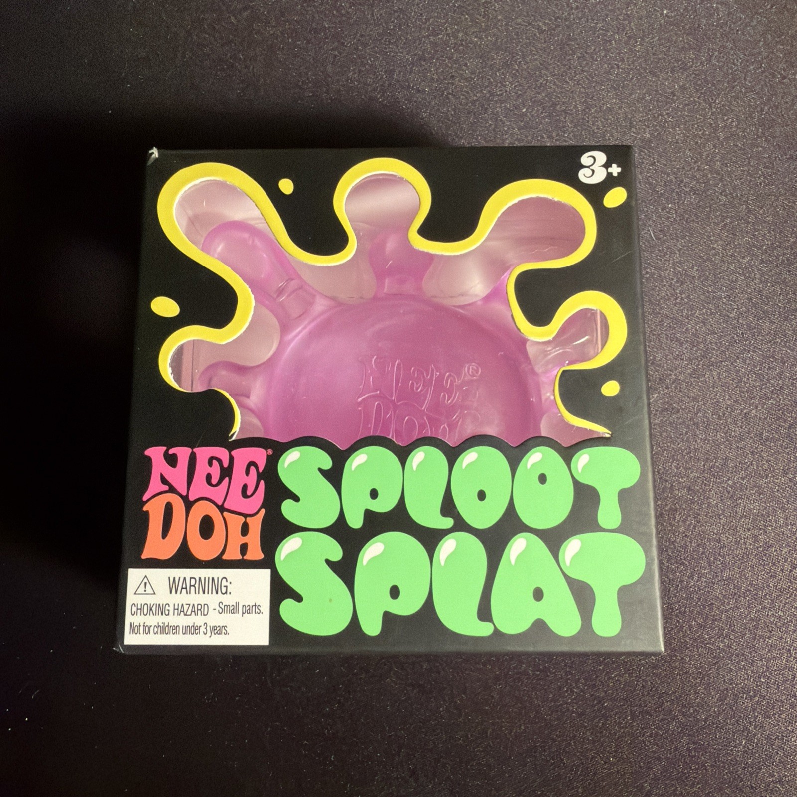 PURPLE NeeDoh SPLOOT SPLAT 🫟 , Nee Doh Splatter Fidget, AUTHENTIC SHIPS NOW!!