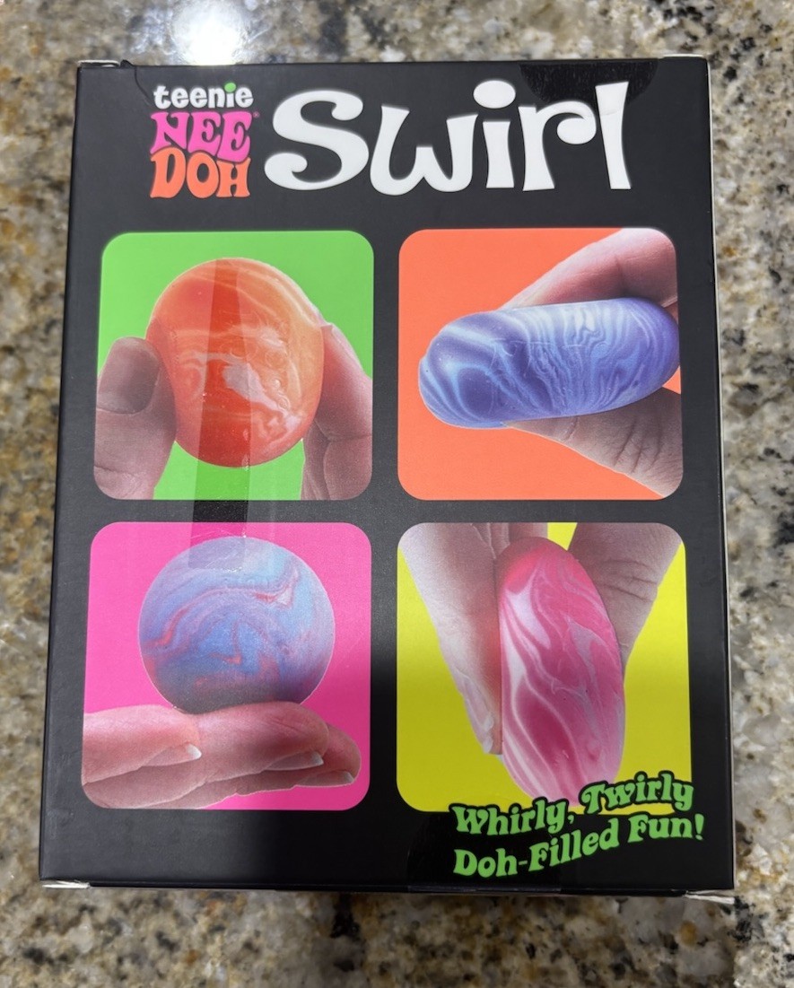 Nee Doh Teenie Swirl 4 Pack New