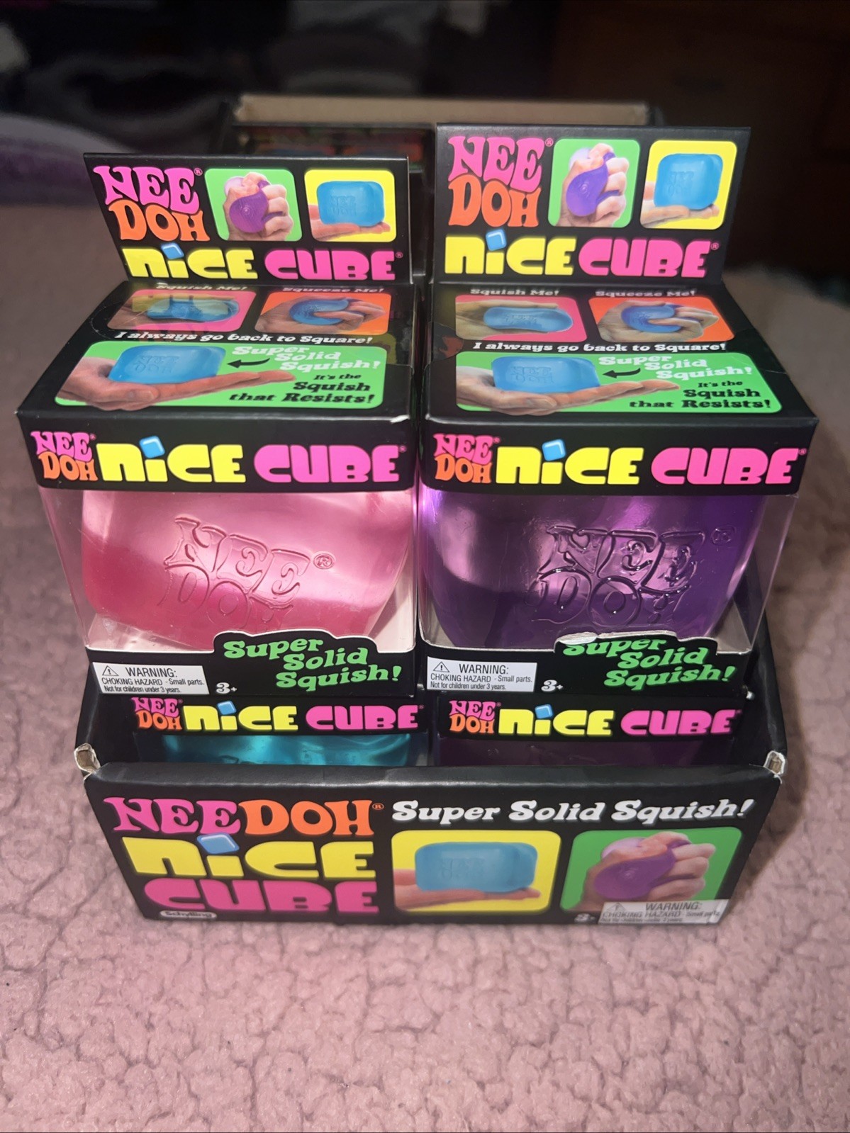 Case Of 12 Needoh Nice Cubes. All Colors Included