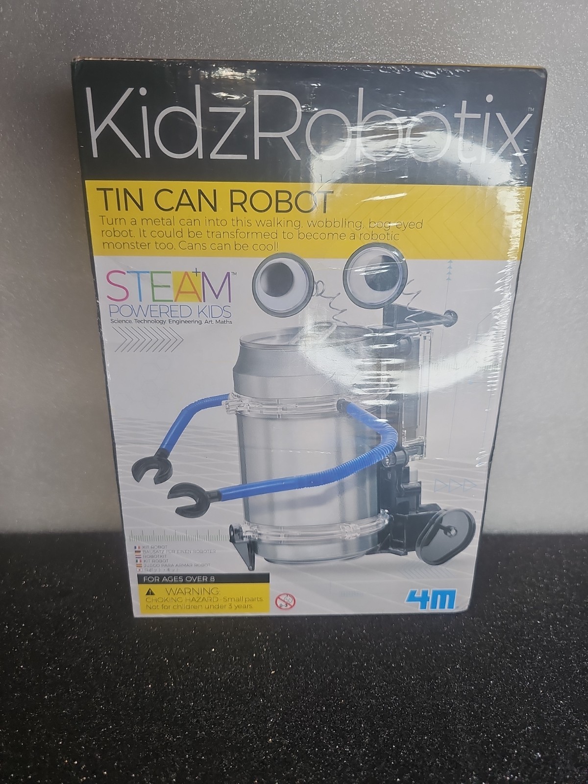 New Kidz Robotix Tin Can Robot – 4M STEM Toy Project NIB *READ*