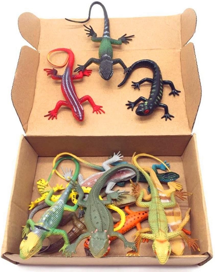 Educational 12-Piece Reptile & Dinosaur Figures Set – Ideal for Young Explorers