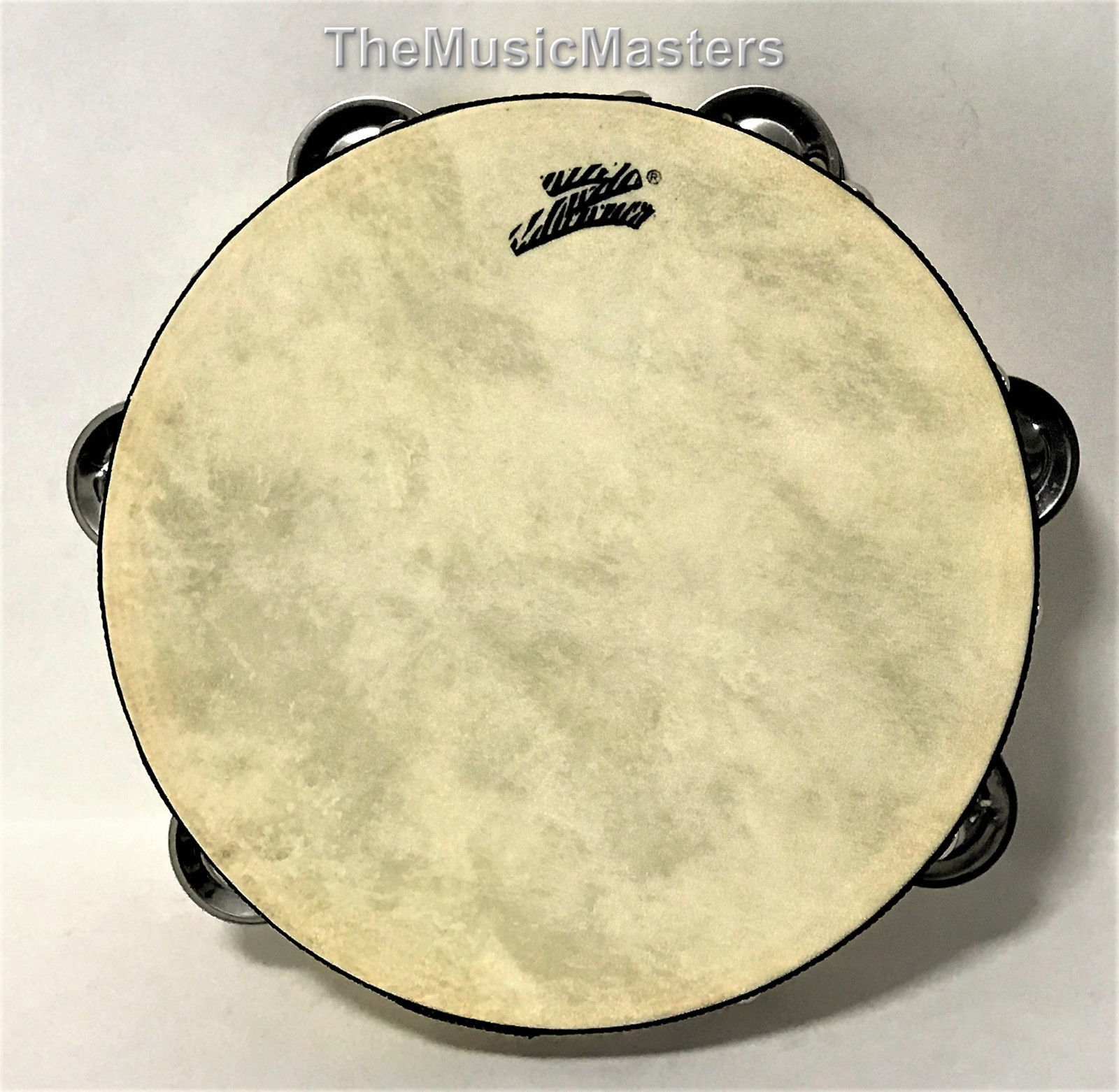 8″ inch Wood TAMBOURINE Double Jingle Row Band Percussion Musical Instrument