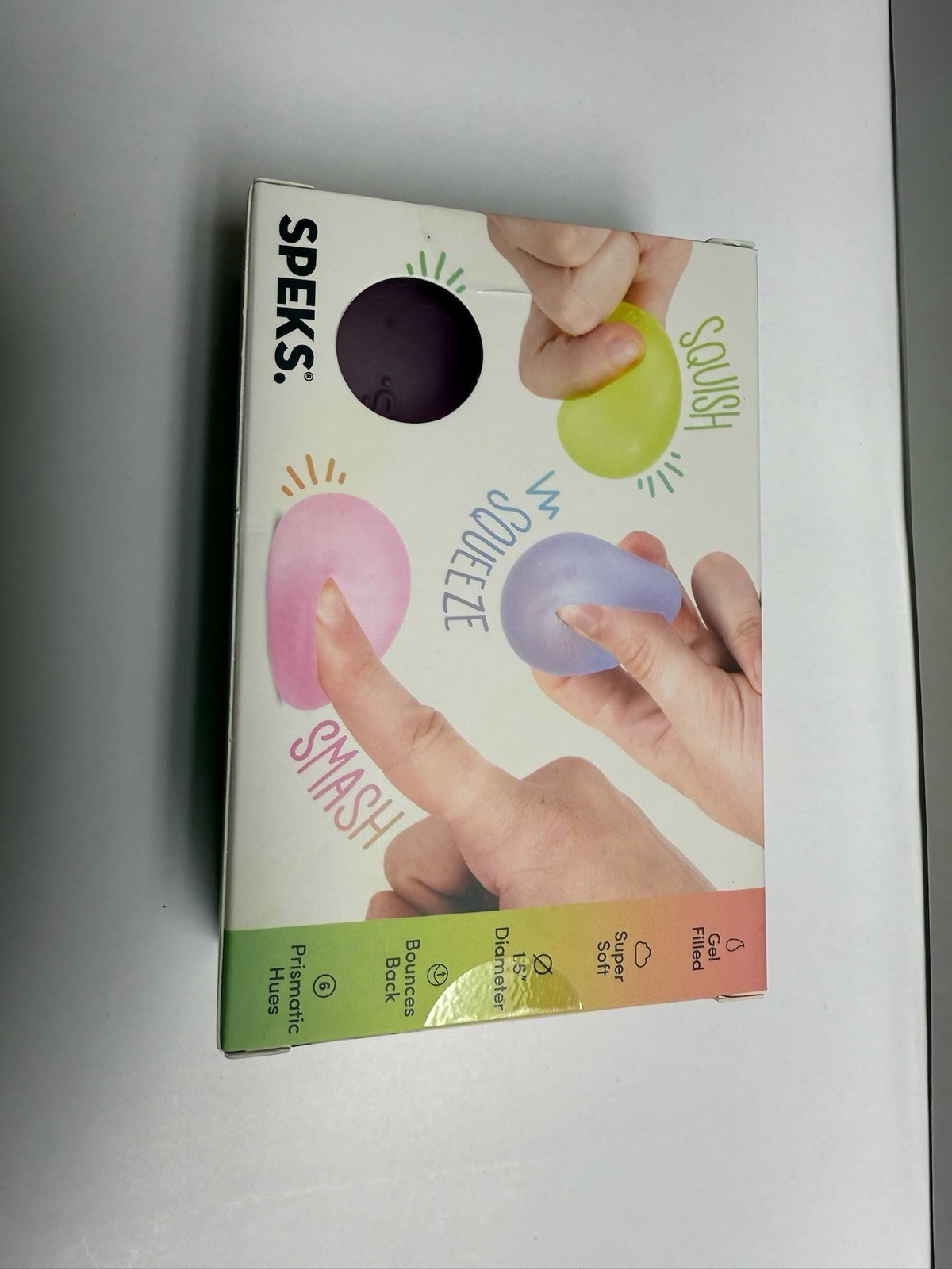 Speks Gump Memory Gel Stress Balls Set of 6 Multicolor Ages 8-11 Years