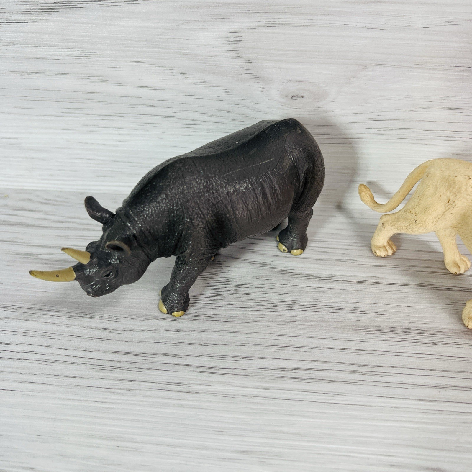 Safari Ltd Animal Lot Lion Lioness Toy Rhinoceros Polar Bear Tiger Lynx Baby Cub