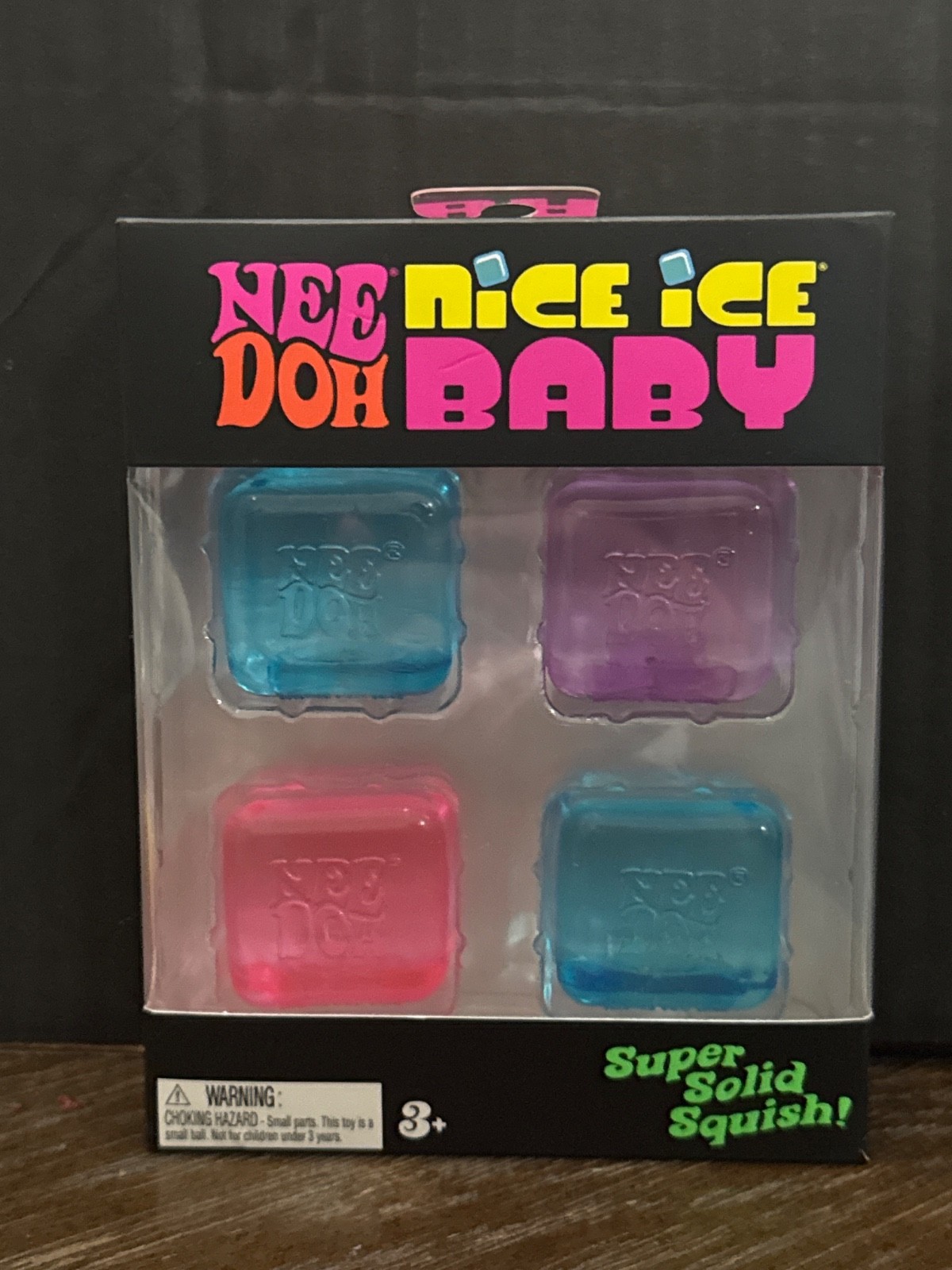 Needoh Nice Ice Baby Bundle (Mini Nice Cubes) 4 Pack Brand New
