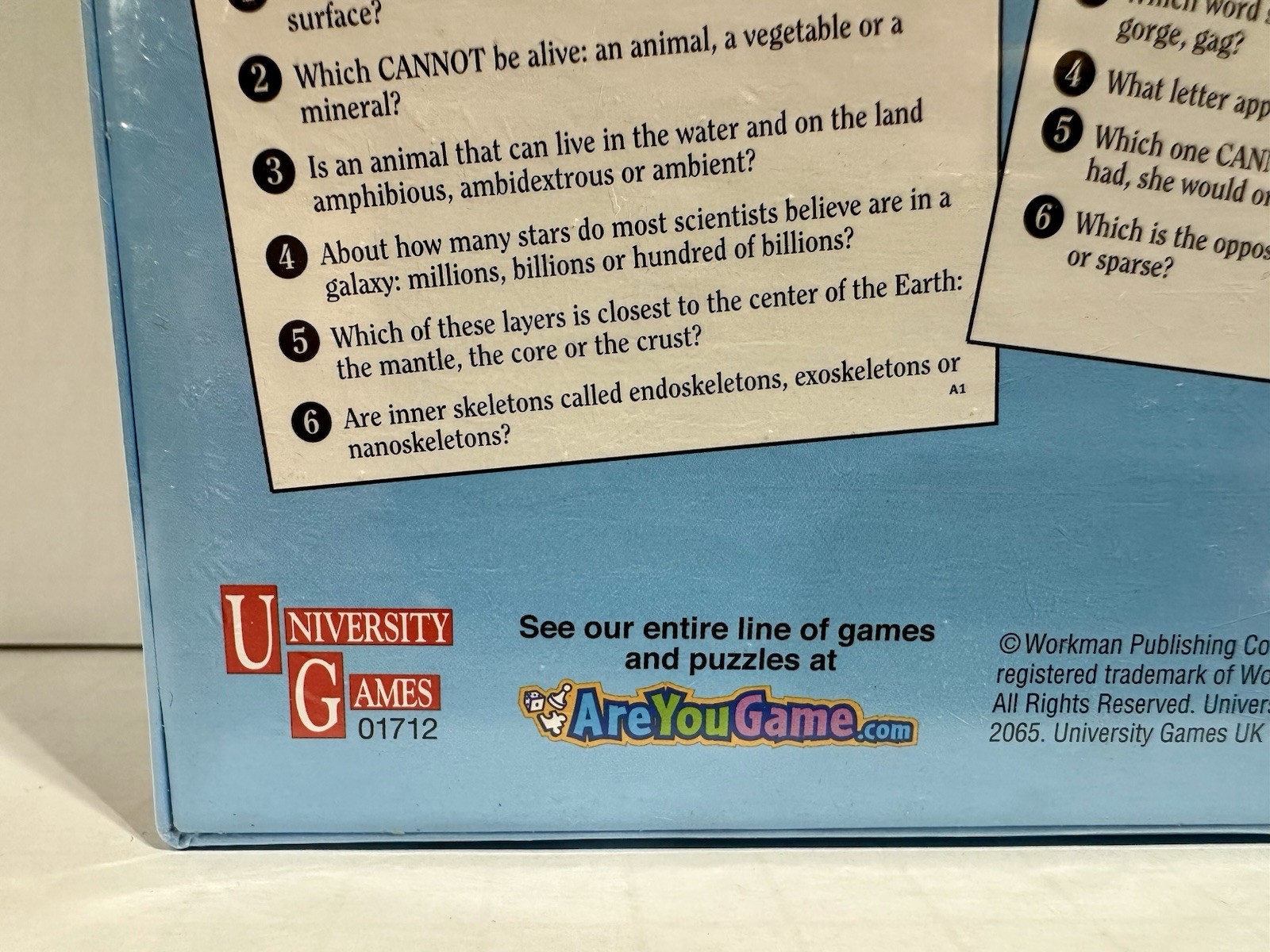 University Games Brain Quest “Smart!” Game: for Grades 1-6 (Brand New)