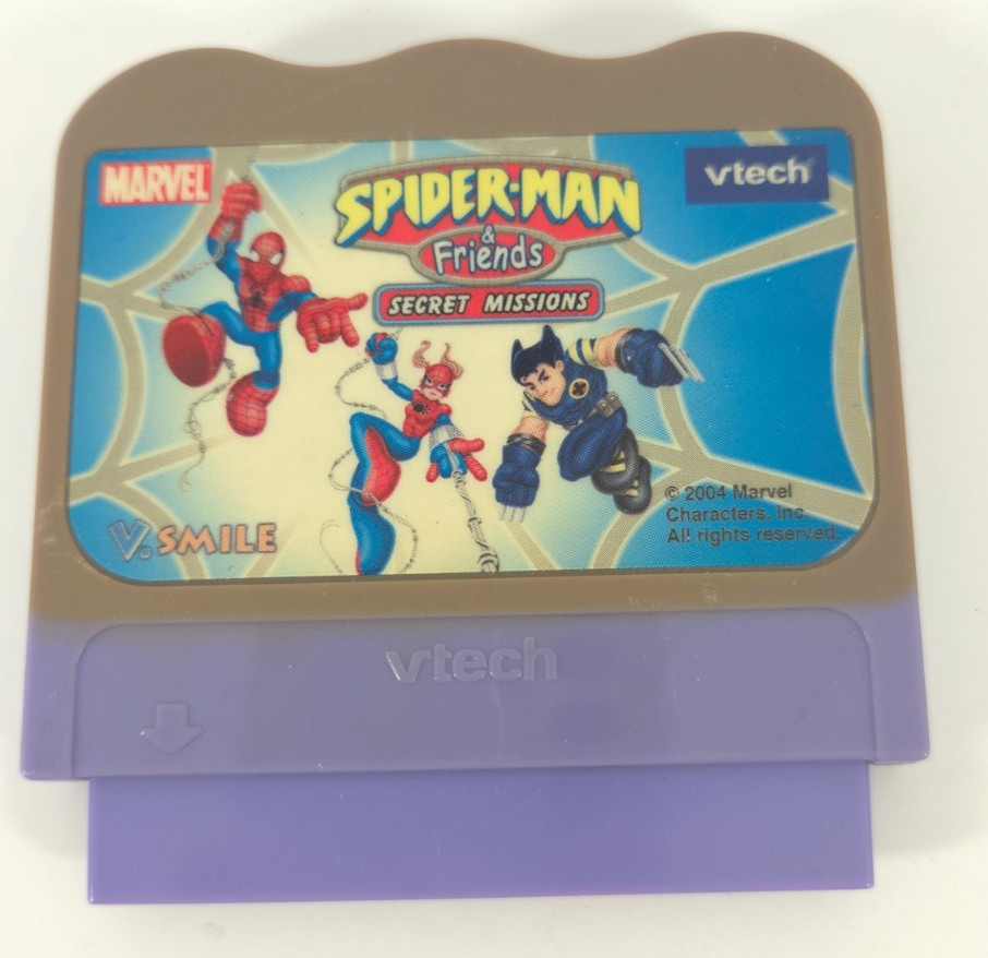 Vsmile Game Lot: Scooby Doo Funland Frenzy, Spiderman & Friends Secret Missions