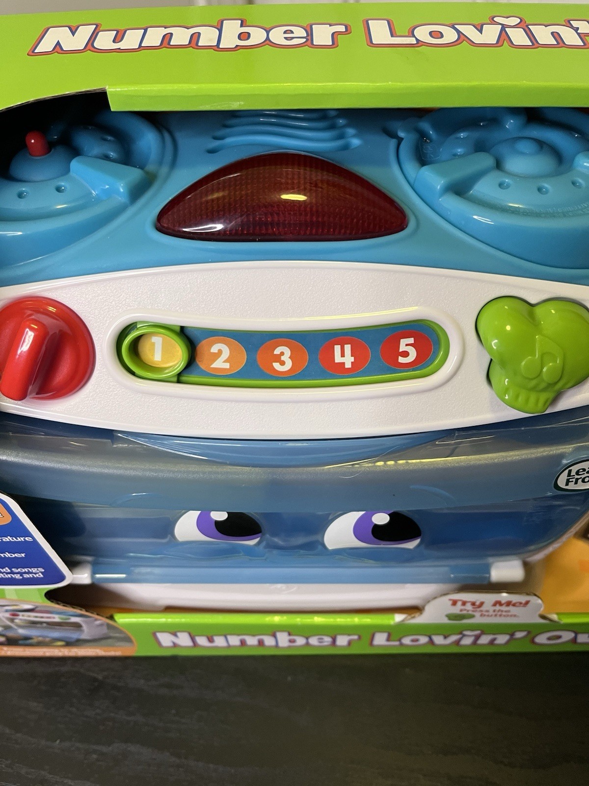 LeapFrog Number Lovin’ Oven Teal Ages 2+ core learning skills Toy Sing Count NEW