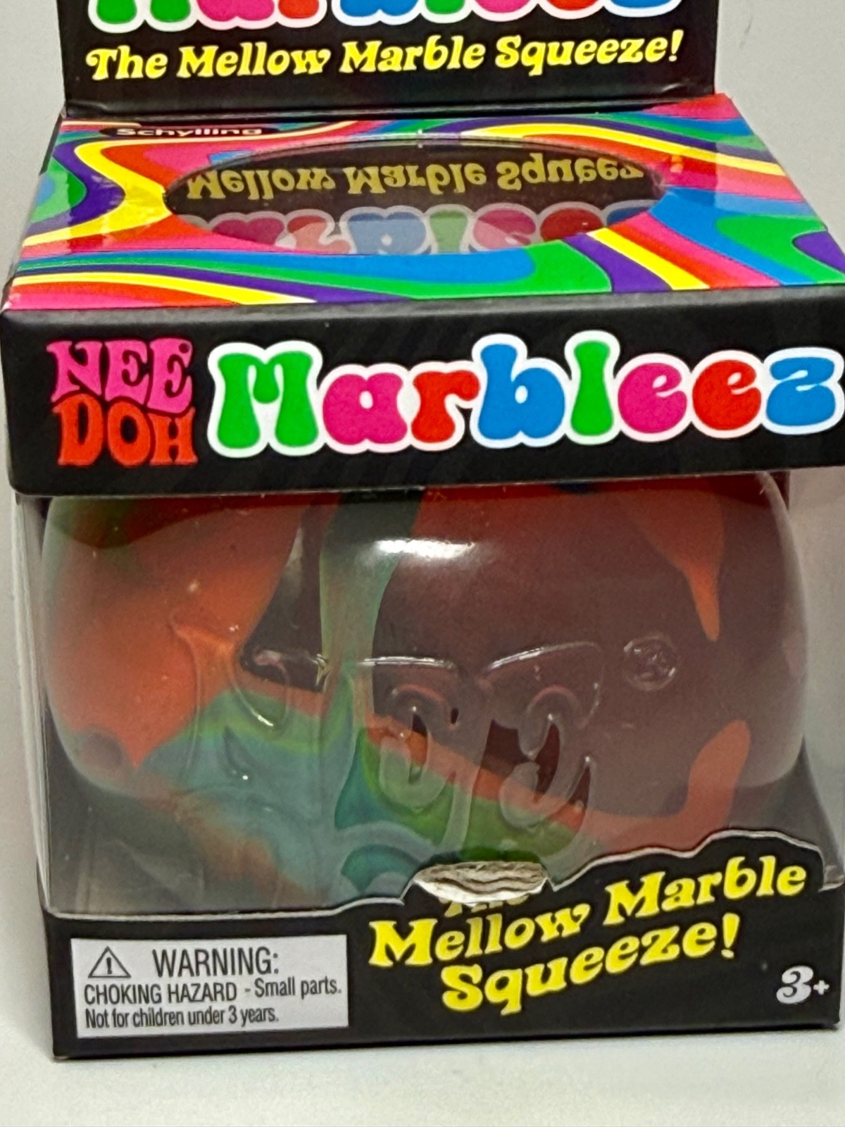 ULTRA RARE 🔥 NeeDoh Marbleez Mellow Marble Multicolor Squishy Toy ✨ AUTHENTIC