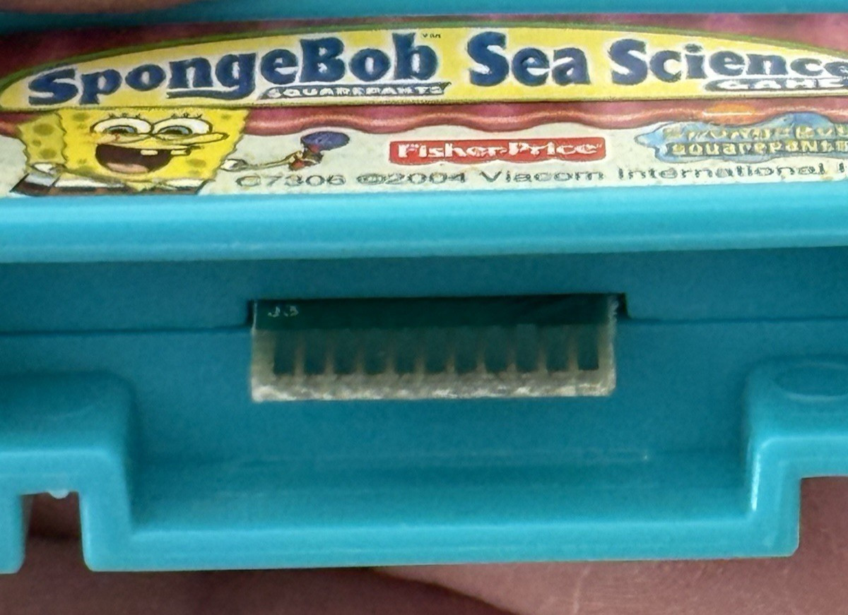 Fisher Price Power Touch Learning System Spongebob Sea Science Cartridge 2004