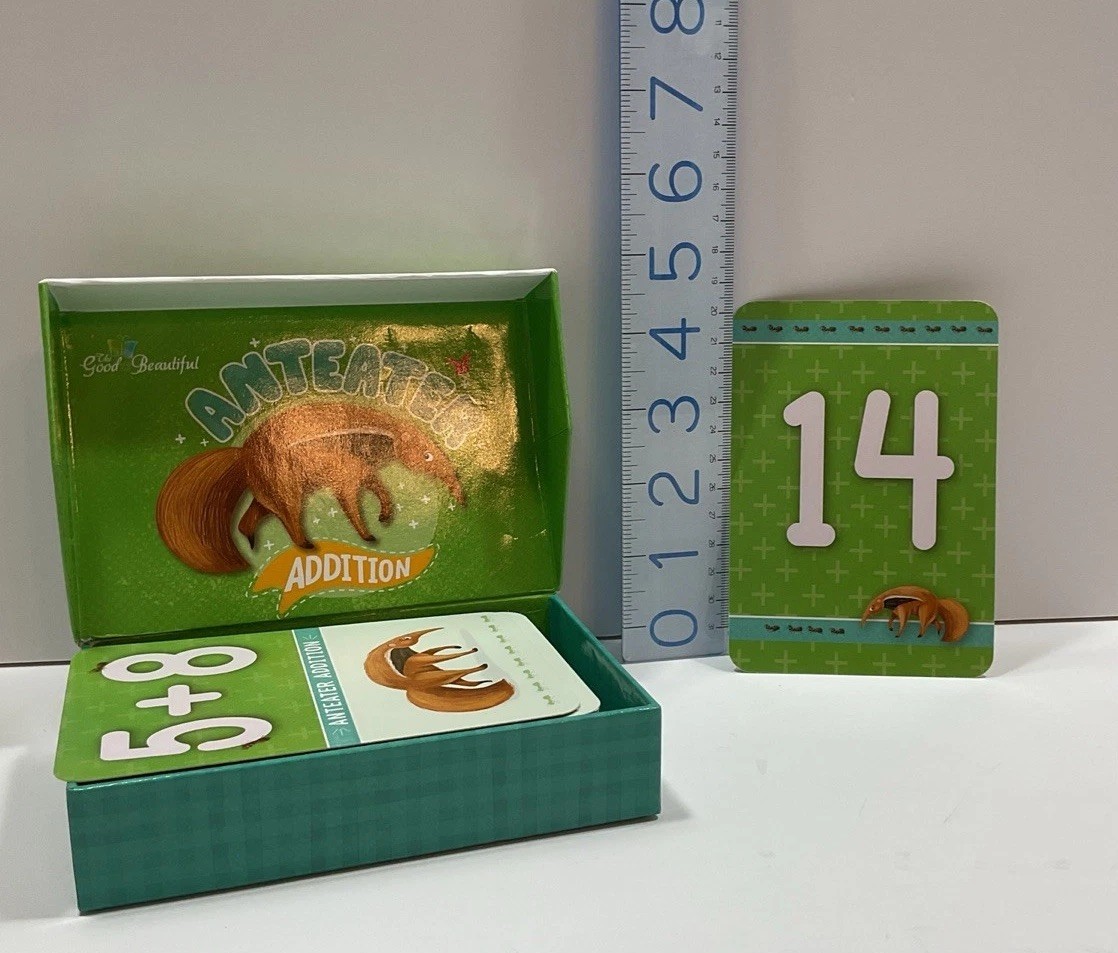 Good and the Beautiful Addition and Subtraction Flash Cards Homeschool Lot of 2