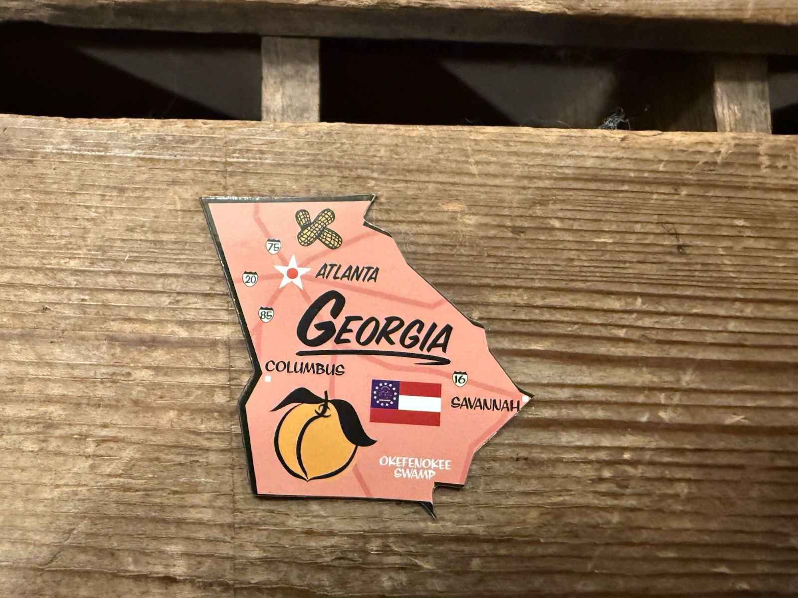 USA Magnetic State Puzzle Map Ata-Boy Play-N-Learn Georgia Replacement Piece 2