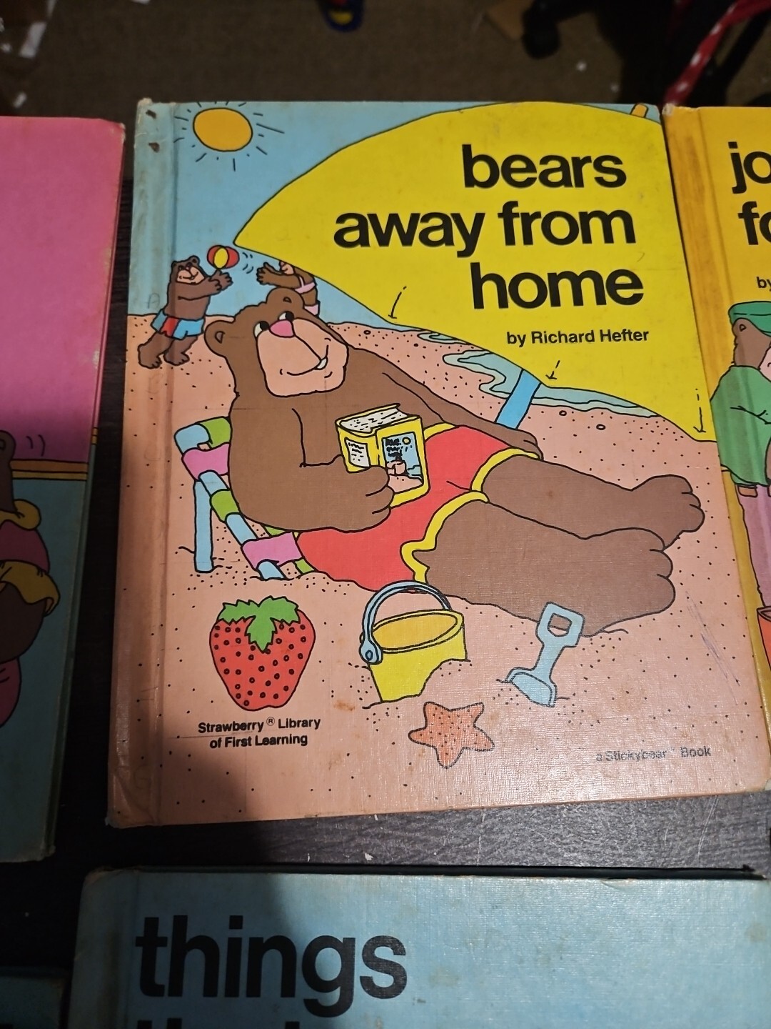 Lot Of 7 Strawberry Library Stickybear Richard Hefter Weekly Reader Books