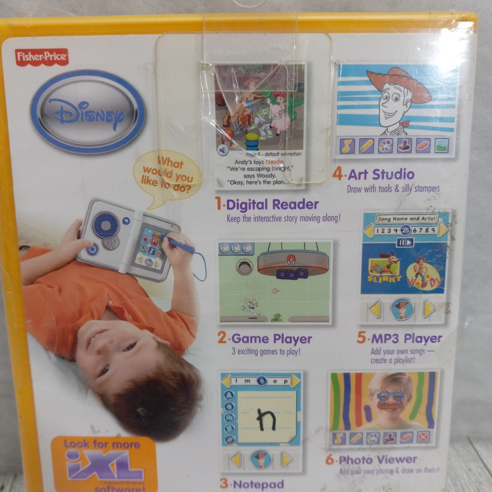 Fisher Price iXL Learning System Game Toy Story 3 CD-Rom 3-7 Years