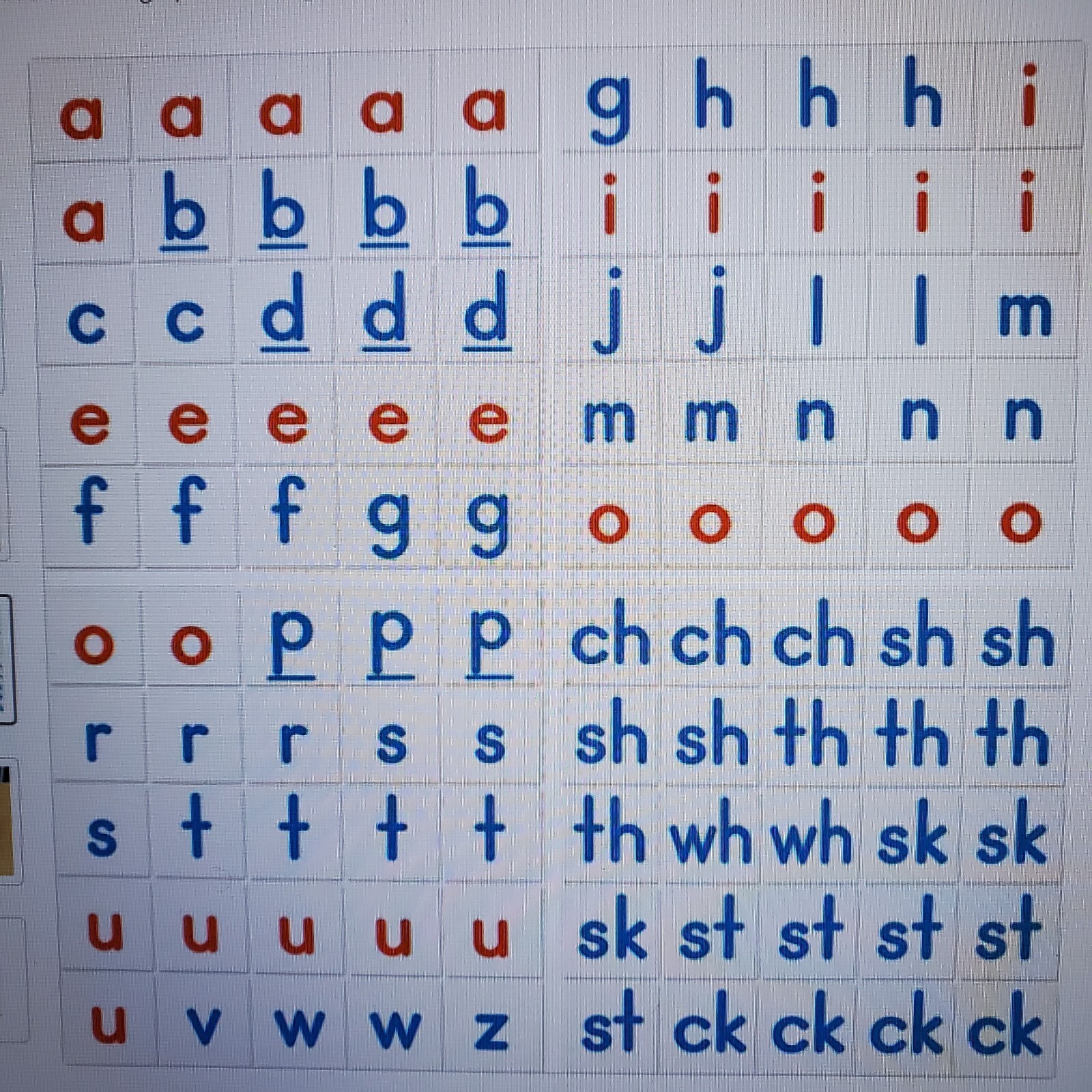 Really Good Stuff Blends and Diagraphs White Stacking Letter Tiles – 100 Tiles