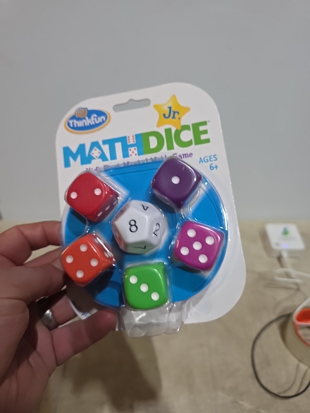 Thinkfun Jr. Math Dice Game Kids First Mental Math Game Ages 6+ Educational Game