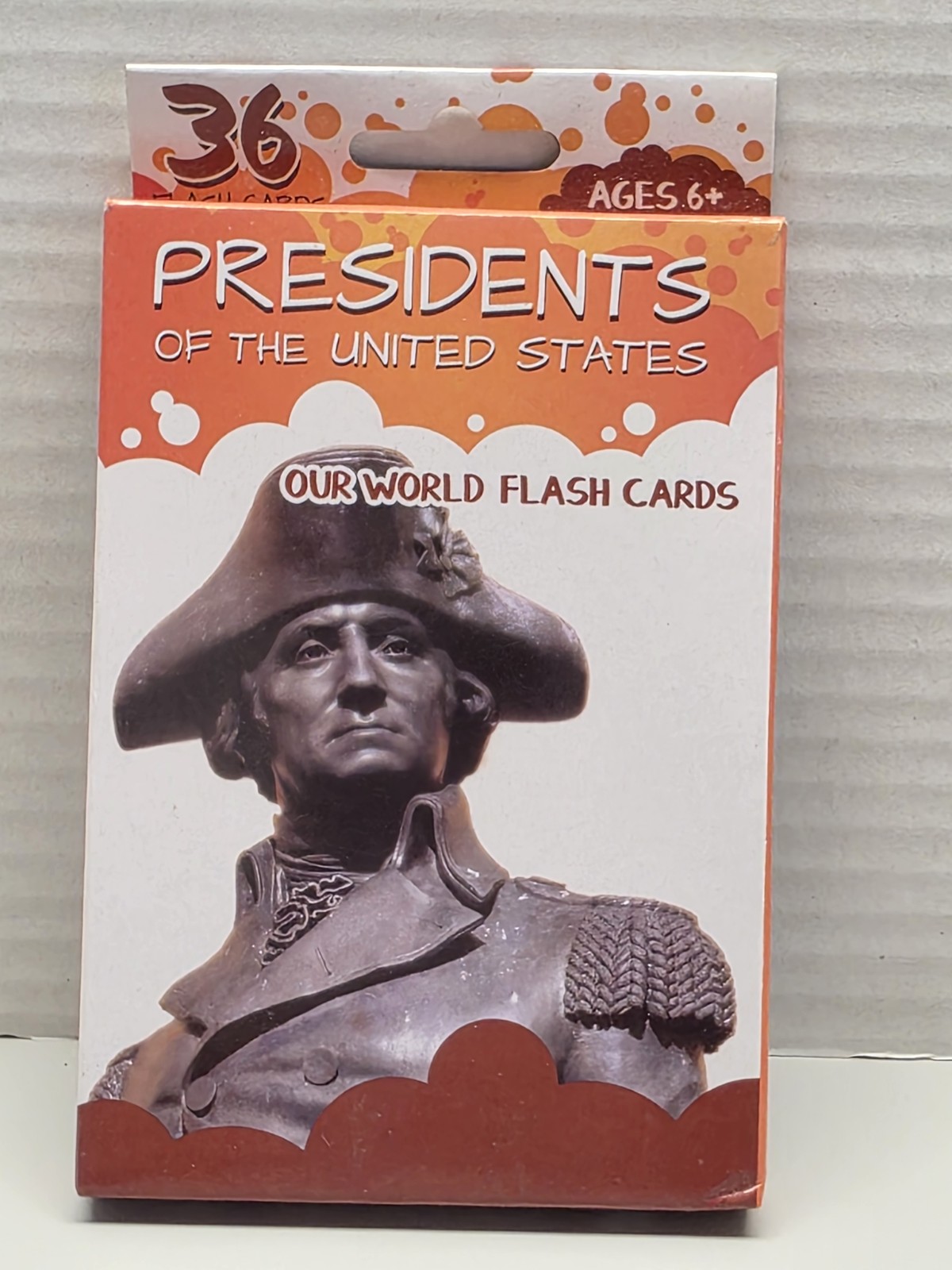 Presidents of the United States Flash Cards 36ct Ages 6+ Educational Learning US
